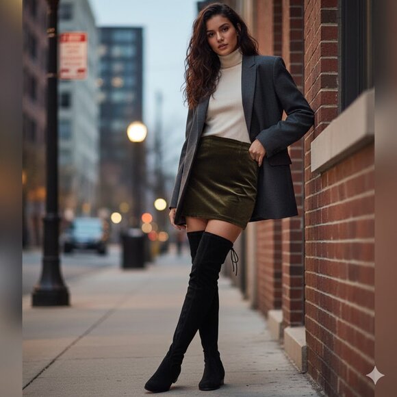 Marc Fisher Shoes - Mark Fisher Hulie velvet order the knee boots 8,5